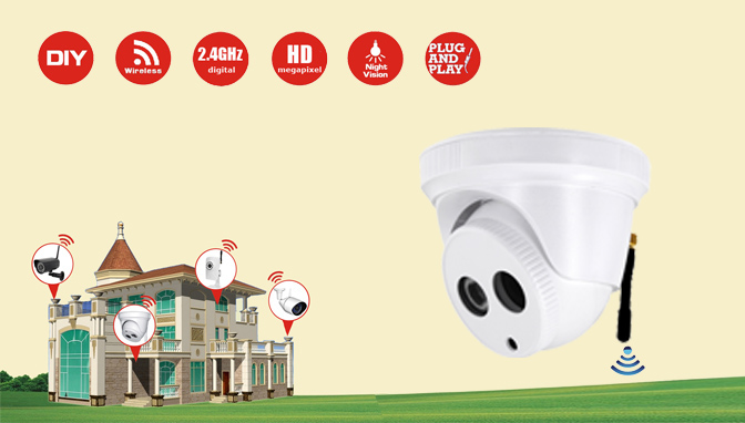 MWL610 - 1.0 megapixel Wireless IR Come Camera